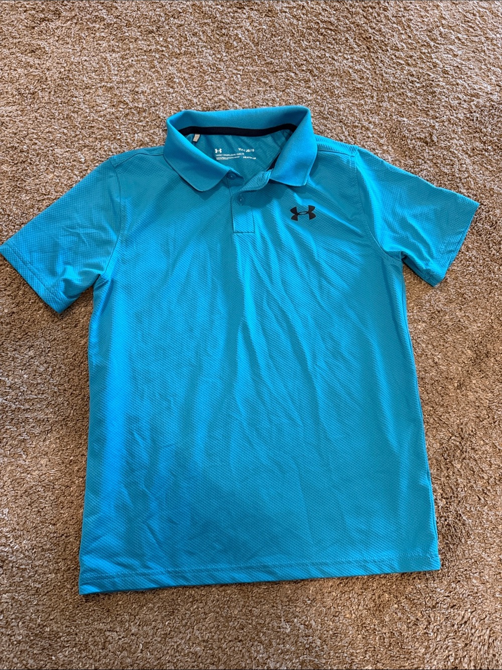 Under Armour Men’s Polo - Teal Blue